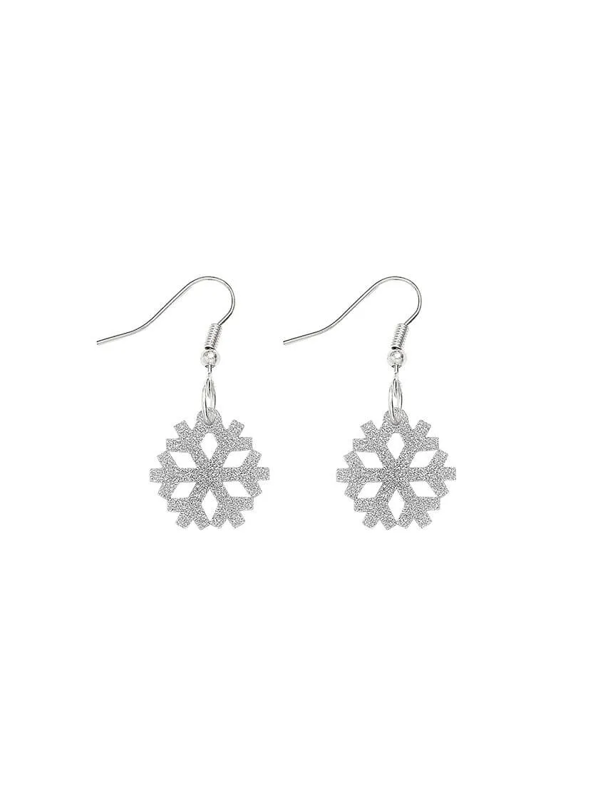 Snowflake Charm Earrings