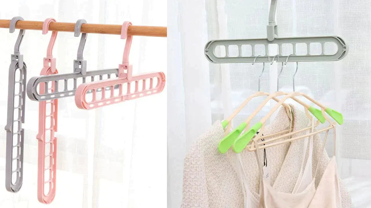 Space Saving Multi Functional Hanger