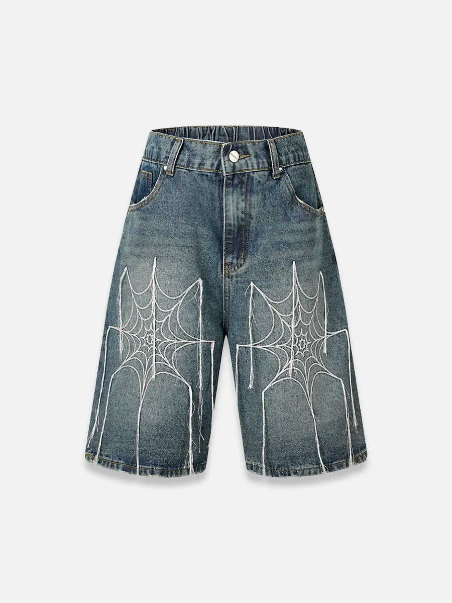 Spider Web Jorts