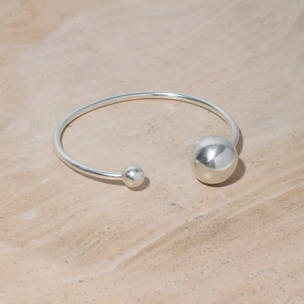 Strength Adjustable Bangle - Sterling Silver