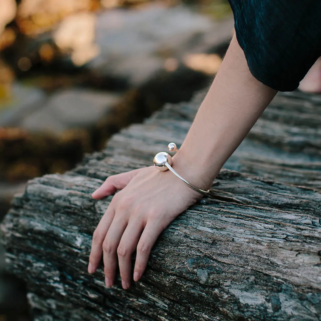 Strength Adjustable Bangle - Sterling Silver