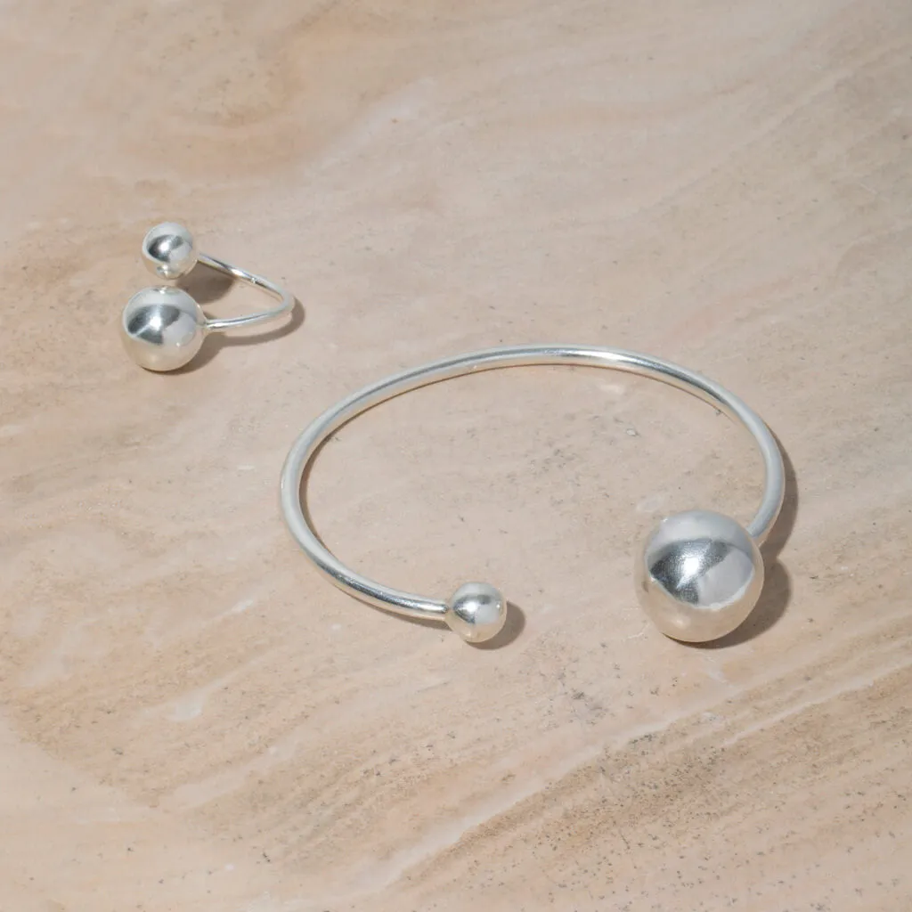 Strength Adjustable Bangle - Sterling Silver