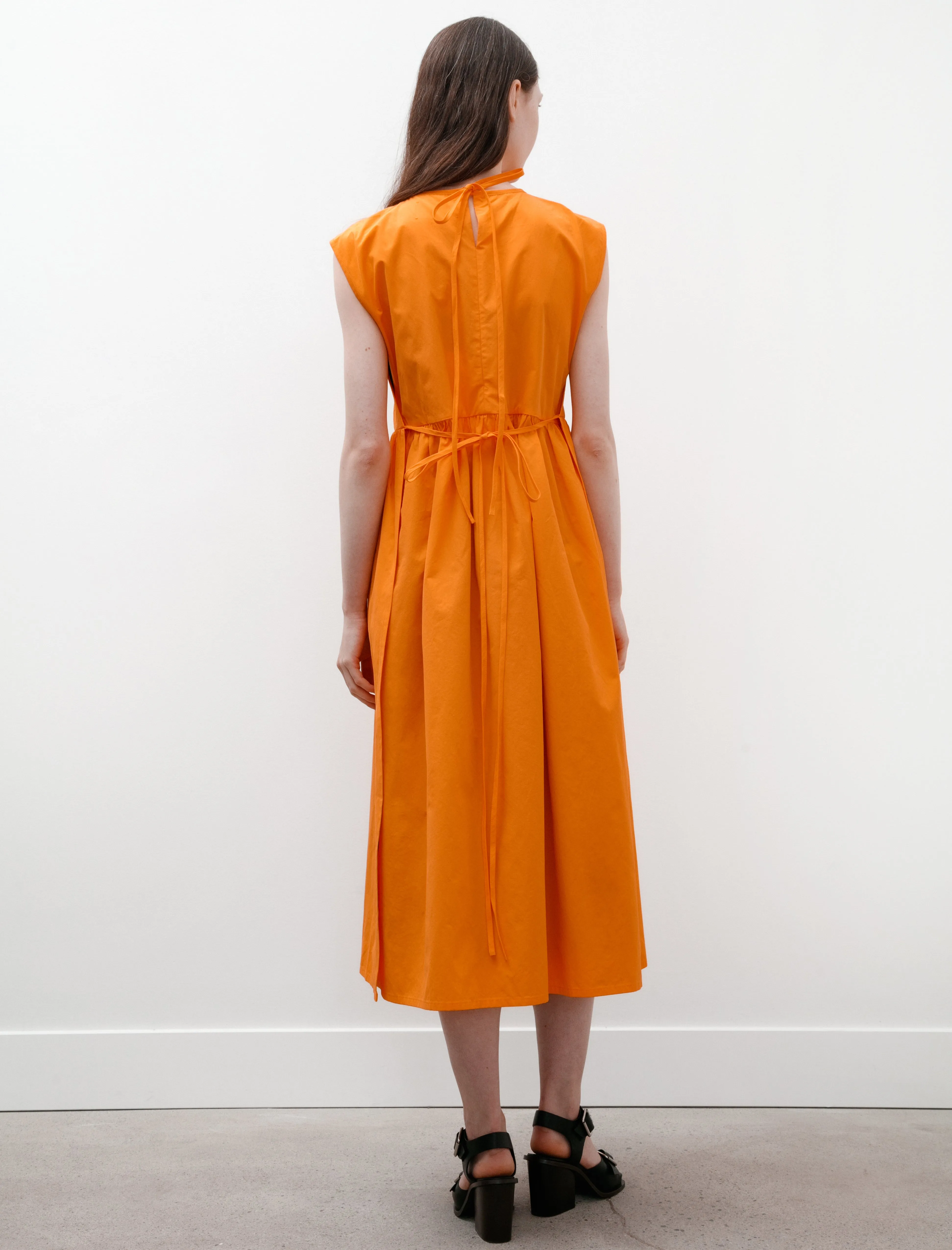 Strik Dress Orange Cotton