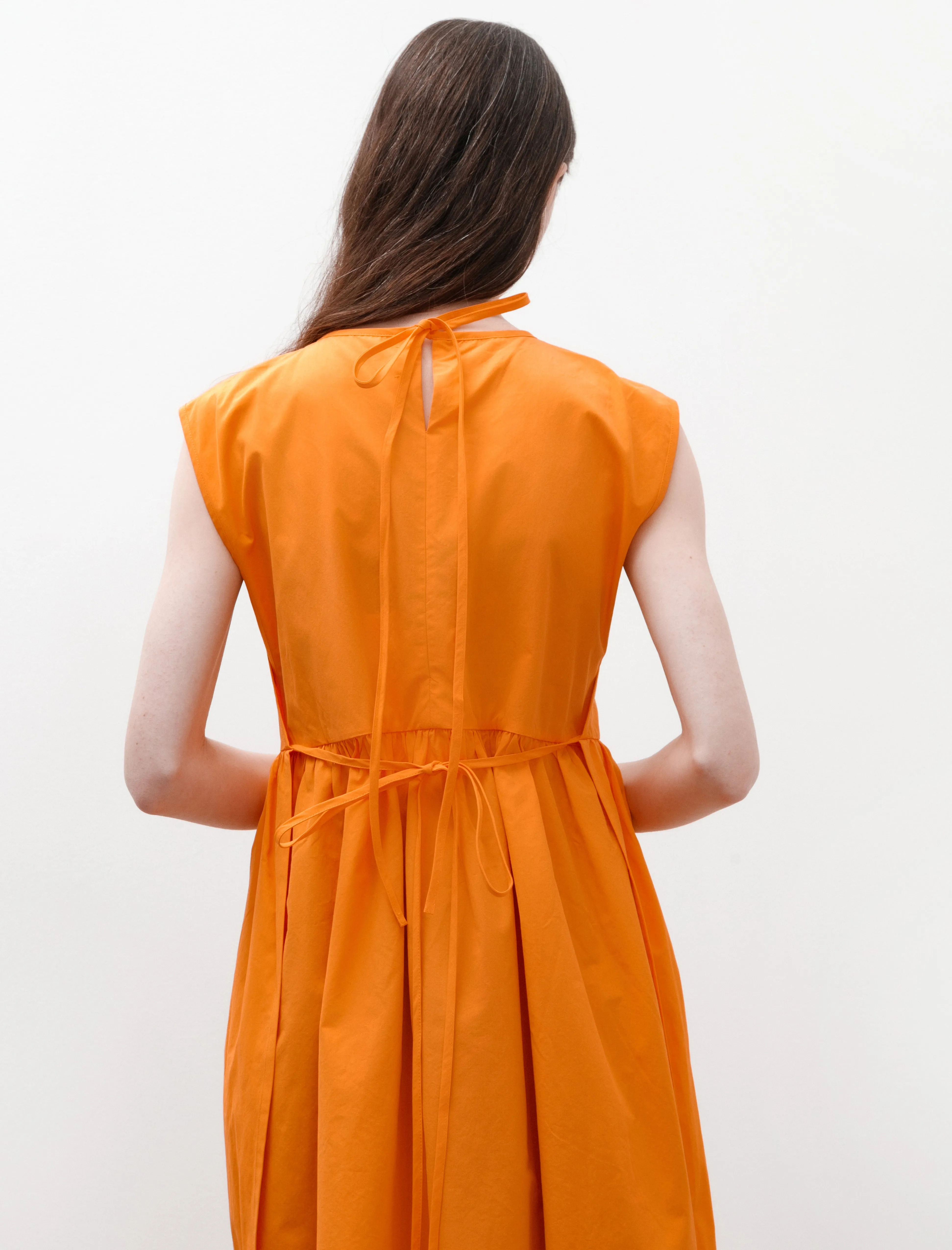 Strik Dress Orange Cotton