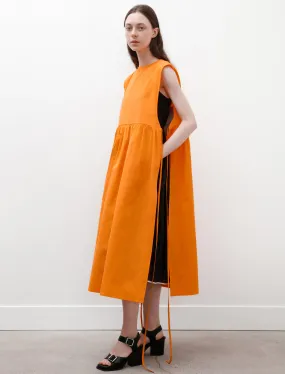 Strik Dress Orange Cotton