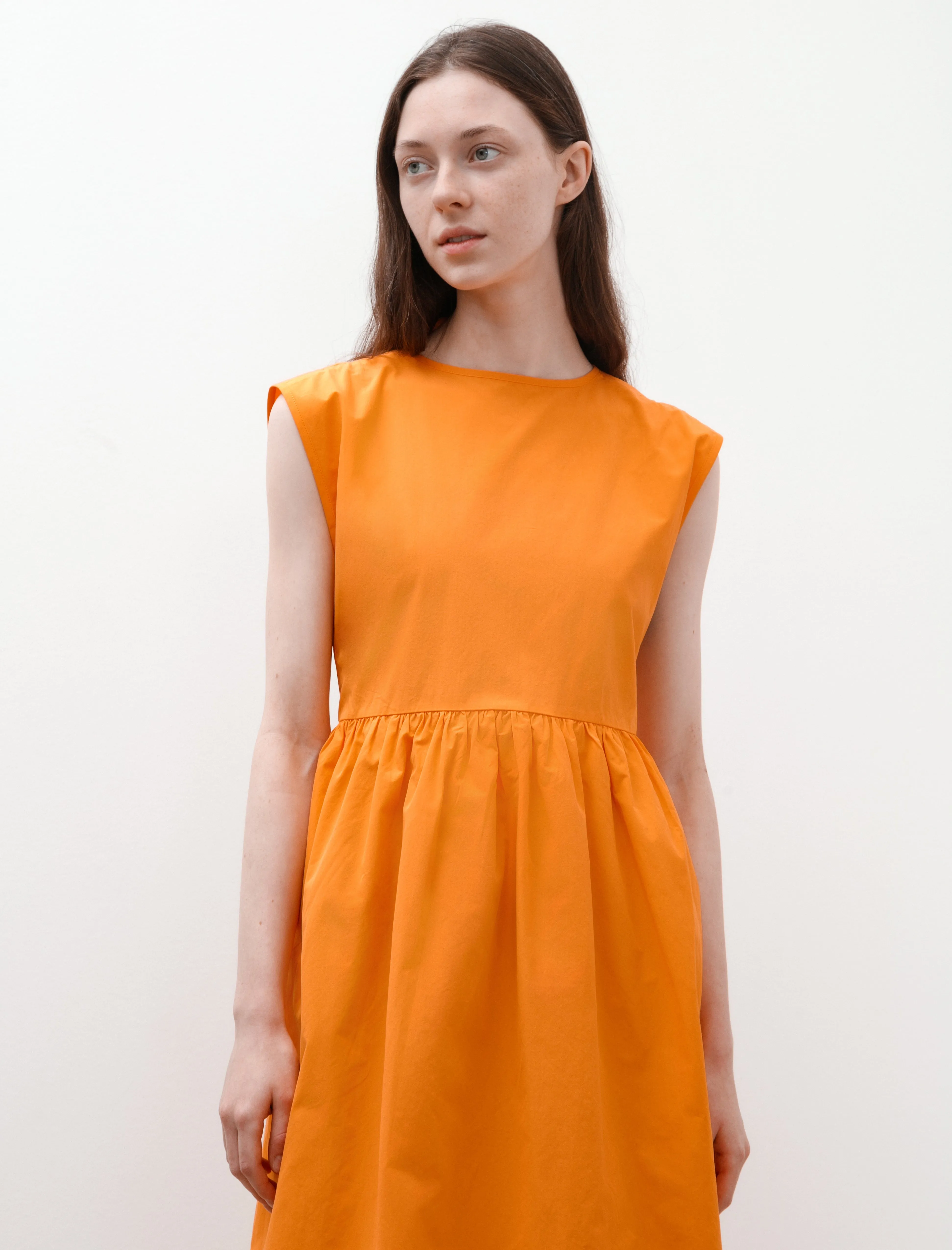 Strik Dress Orange Cotton