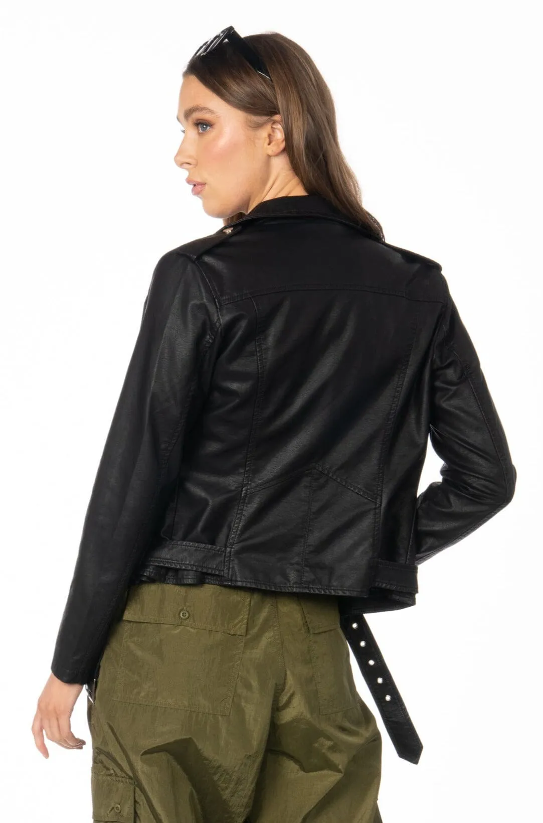 Sunset Blvd Moto Jacket Black