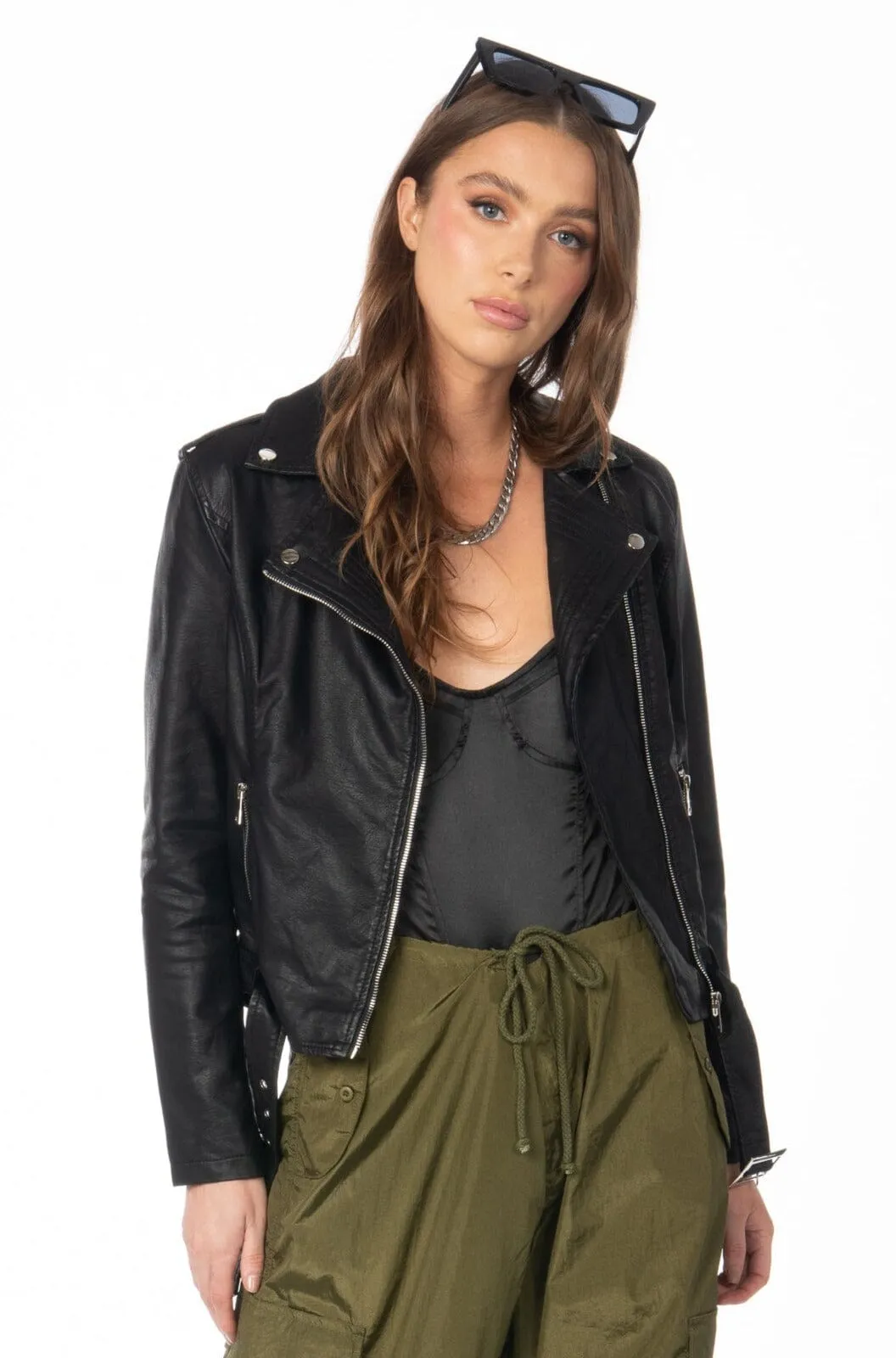 Sunset Blvd Moto Jacket Black