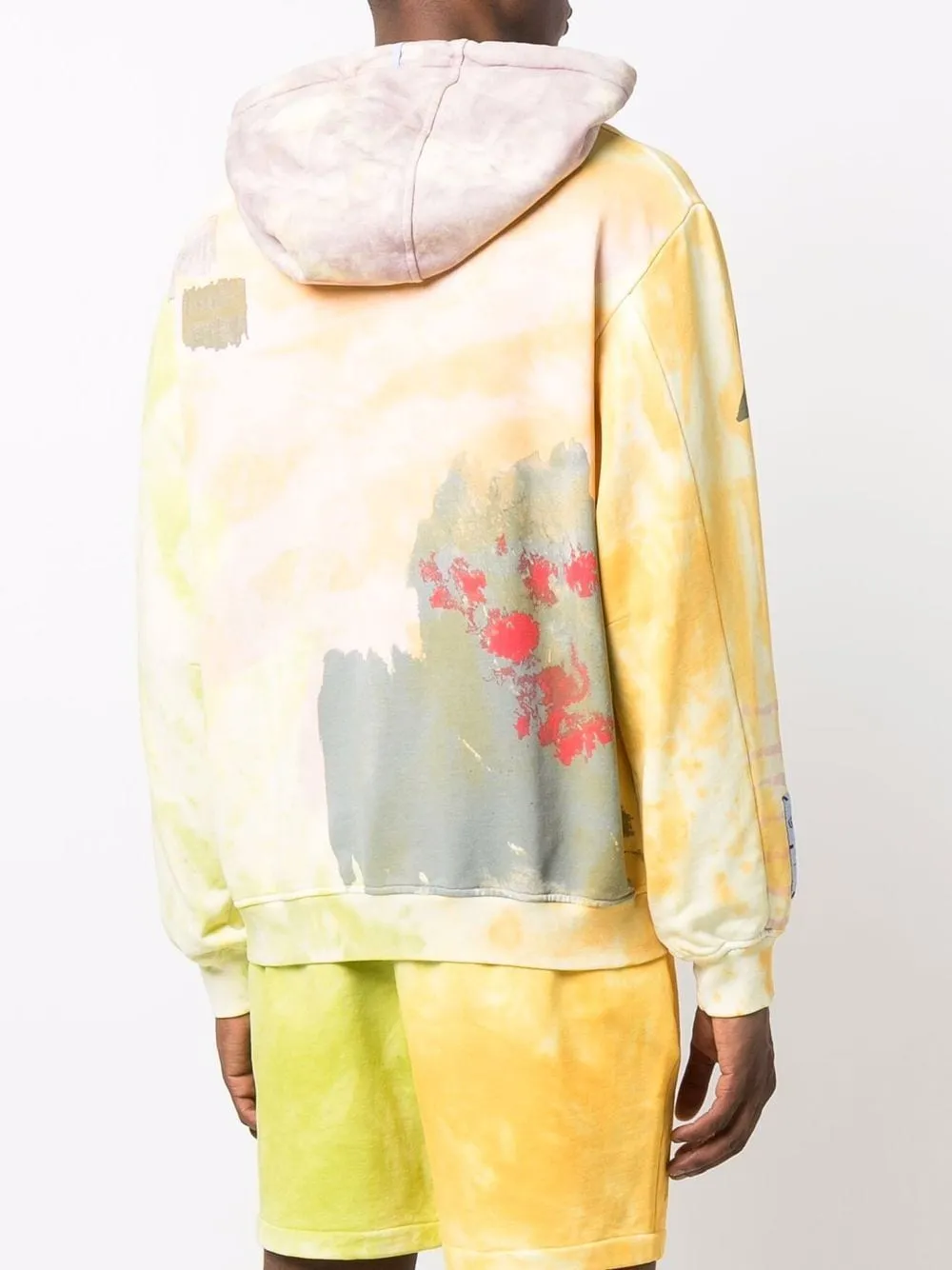 Tie Dye-Print Pullover Hoodie