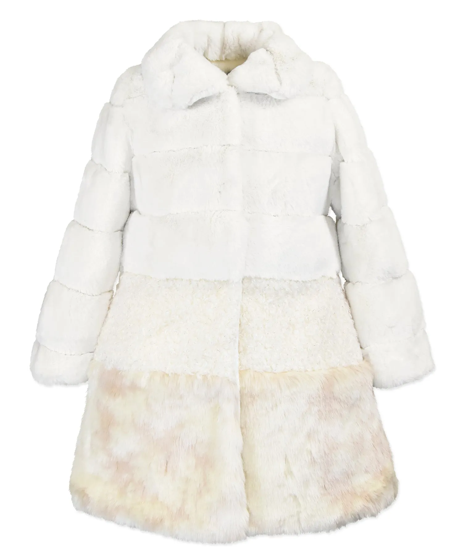 Tier Faux Fur Coat