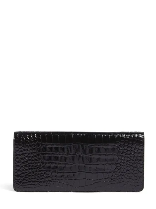 Tom Ford   Shiny embossed leather clutch 