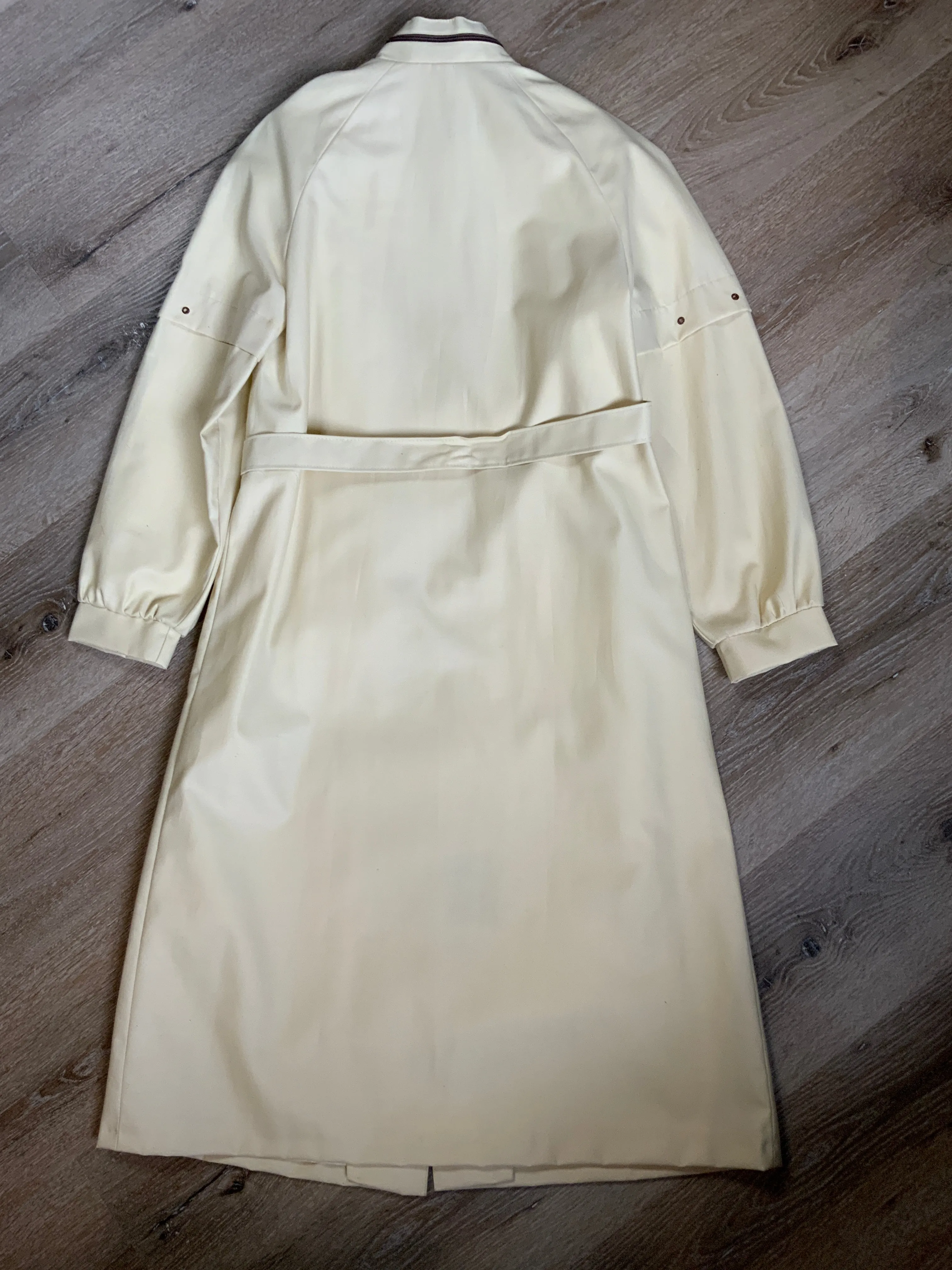 Vintage Westfield Cream Trench Coat, Made in Canada