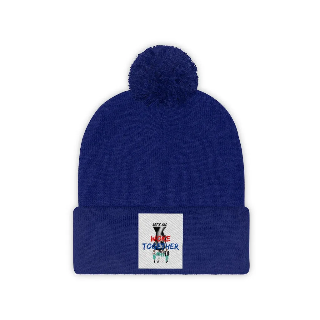 WOKE Together Pom Pom Beanie