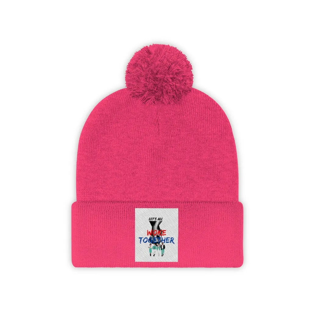 WOKE Together Pom Pom Beanie