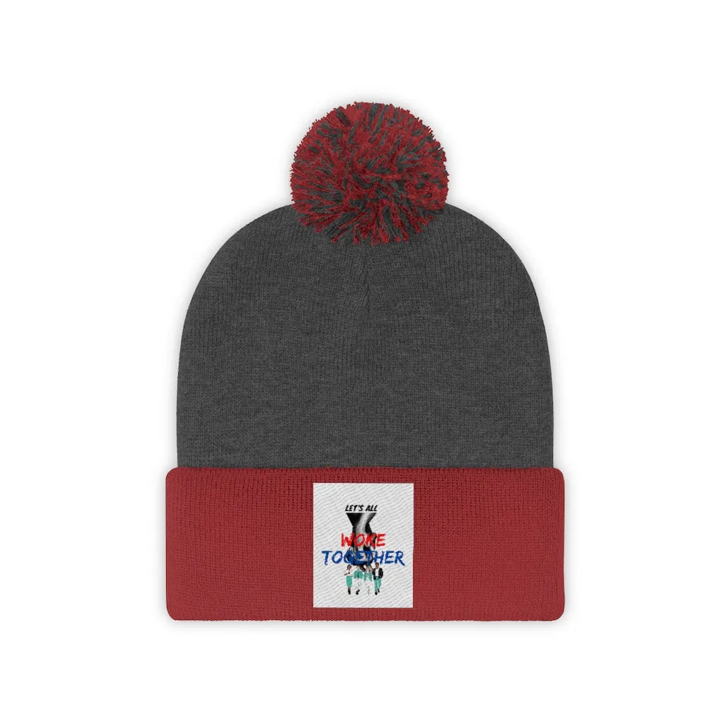 WOKE Together Pom Pom Beanie