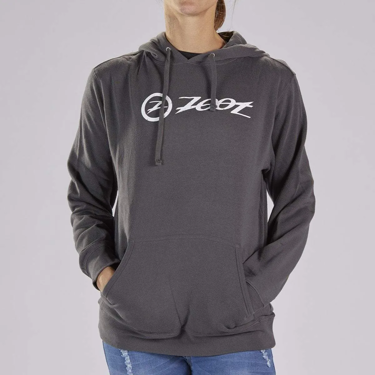 Women's Hoodie - Charcoal "Combo Logo"