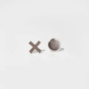 XO Stud Earrings - Sterling Silver