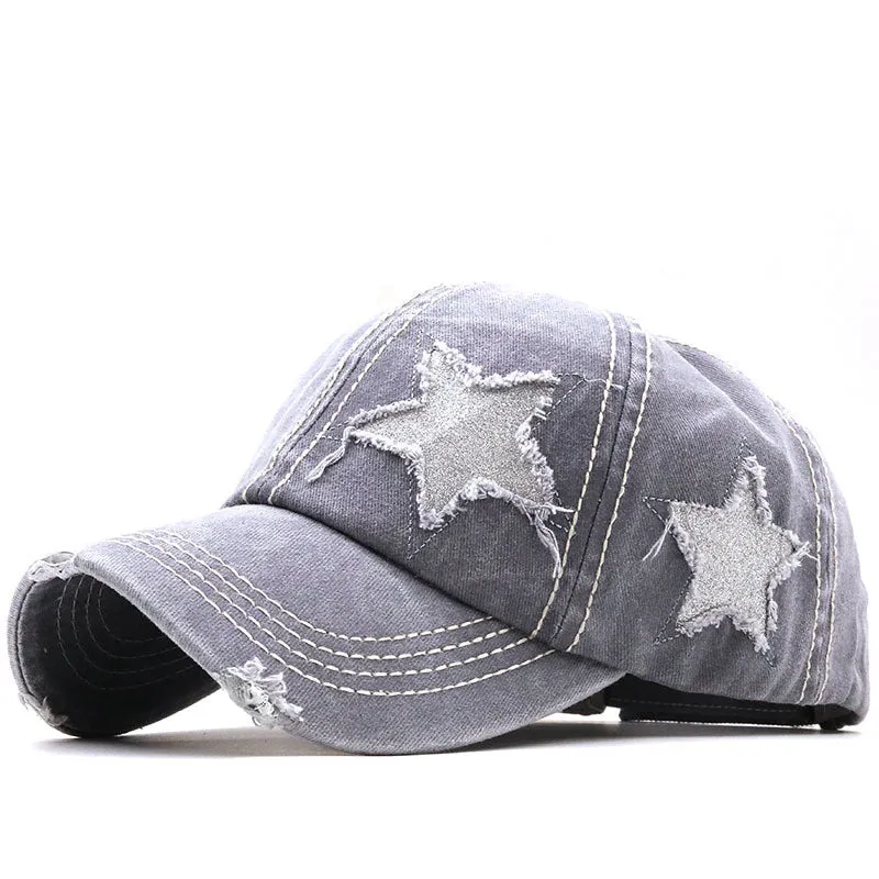 Y2K Vintage Style Star Cap